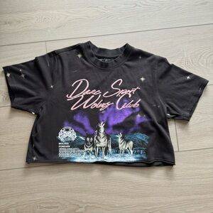 Darc Sport Grey Crop Top MEDIUM